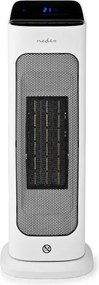 Nedis HTFA20WTW - Ventilátor s výhrevným telesom 1400/2000W/230V Wi-Fi Tuya + DO