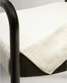 Čierna/béžová jedálenská stolička Falconera – Kave Home