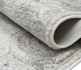 My Flair, Kusový koberec My Kazak creme, 80x150, šedá, chodba / predsieň