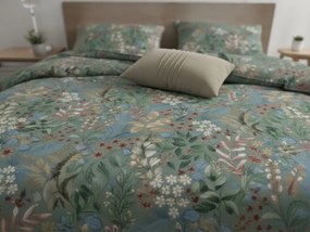 Obliečky z Renforcé bavlny LUNARIA zelené Rozmer obliečky: 70 x 90 cm | 140 x 200 cm