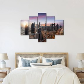 Obraz - Panorama Dubaja (150x105 cm)