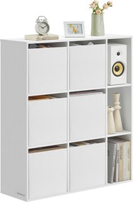 XXXLutz REGÁL, biela, 83/91,8/27 cm Boxxx - Online Only drobný nábytok - 002543048101