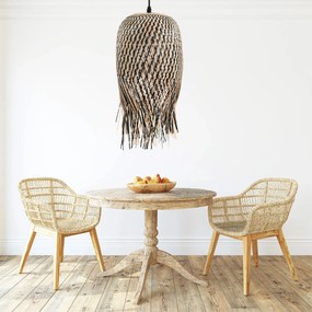 Toolight BOHO, stropné svietidlo 1xE27 APP1327-1CP, prírodná hnedá, OSW-05678