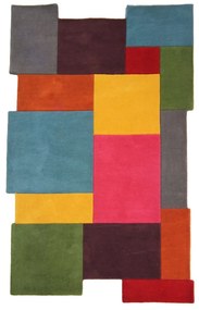 Farebný vlnený koberec Flair Rugs Illusion Collage, 120 x 180 cm
