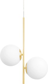 Toolight Toolight, závesné svietidlo 2xE27, G118-2CP, zlatá, OSW-09737