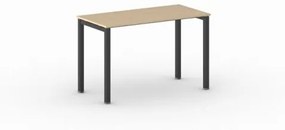 Stôl Square s čiernou podnožou 1200 x 600 x 750 mm, buk