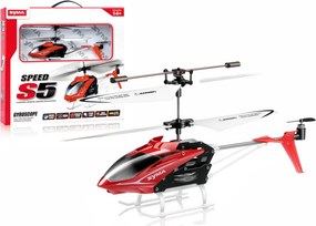 LEAN Toys RC vrtuľník S5 SYMA červený