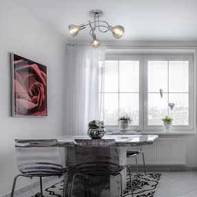 Rabalux HOLLY stropné svietidlo max. 3x40W | E14 | IP20 - chróm