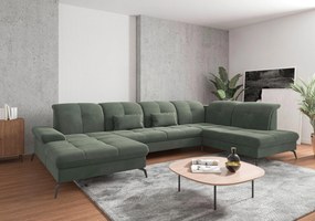 XXXLutz SEDACIA SÚPRAVA, textil, zelená Sit & More - Sedačky - 000144011567