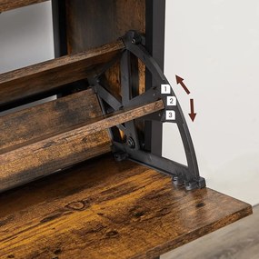 VASAGLE Vyklápací botník s policou LBS803B01