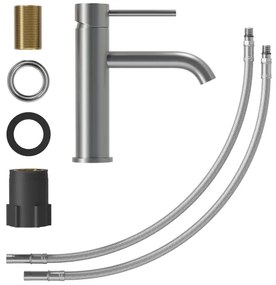 BATH DELUXE 28-018-01-73-02 - Umývadlová batéria SOVANG 18,3 cm práškově šedá