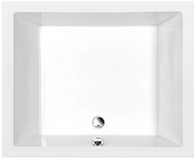 Polysan, DEEP hlboká sprchová vanička obdĺžnik 110x90x26cm, biela, 72363