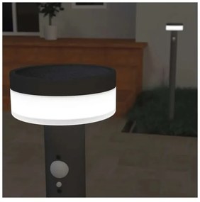 LED solárna lampa so senzorom LED/2W/3,7V 1200 mAh IP44 80 cm