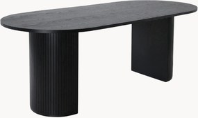 Oválny drevený jedálenský stôl Bianca, 200 x 90 cm