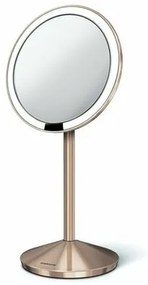 Simplehuman Kozmetické LED zrkadlo Sensor Tru-lux, zväčšenie 10x, rose gold