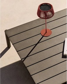 LED stolové/prenosné vonkajšie svietidlo so solárnym panelom ø 11 cm Aldet – Kave Home