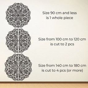 Drevená dekorácia stenu mandala I SENTOP PR0248