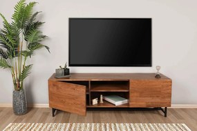 Dizajnový TV stolík Nafasi 150 cm vzor orech