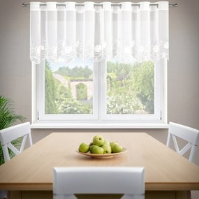 ZÁCLONA NA KRÚŽKOCH LETI 350X70 CM KVETY