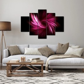 Obraz - ružová abstrakcia (150x105 cm)