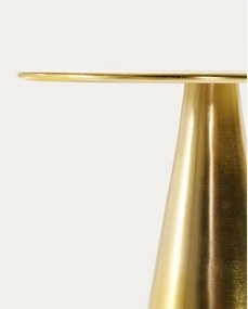 Hliníkový okrúhly odkladací stolík ø 39 cm Rhet – Kave Home