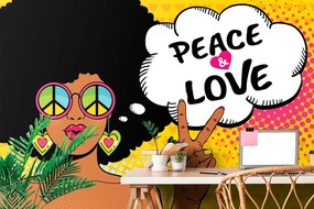 Tapeta život v mieri - PEACE & LOVE - 150x100