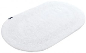 Kúpeľňový koberček Javo Cotton biely ovál
