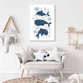 Gario Obraz na plátne Šťastné veľryby Rozmery: 40 x 60 cm