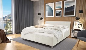 Posteľ Bali 180x200 cm, krémová látka