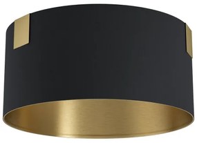 Eglo 39963 - Stropné svietidlo TORTOLA 1xE27/40W/230V čierna/zlatá