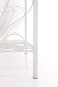 Kovová polica regál Maia - Biela