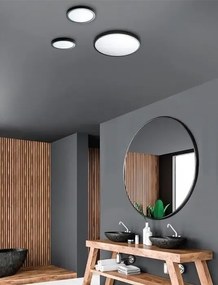LED stropné svietidlo Malta R 23 3000K čierne