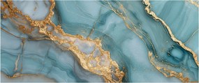 Obraz - Tyrkysový mramor (120x50 cm)