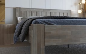 Posteľ Berta 180x200 cm, šedý buk