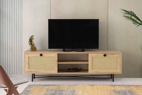 TV stolík/skrinka Bego 1 (Dub + Čierna). Akcia -19%. Vlastná spoľahlivá doprava až k Vám domov. 1072300