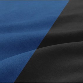 Pohovka ORION čierna / tmavomodrá