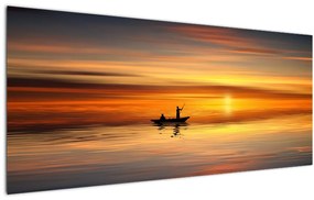 Obraz - plavba na loďke (120x50 cm)