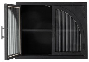 Čierna závesná vitrína z jedľového dreva 62x49x23 cm Lario – Bloomingville