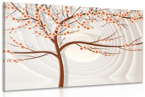 Obraz moderný strom na abstraktnom pozadí - 60x40