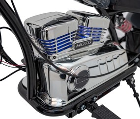 Ramiz Motocykel Chopper Warrior sivý