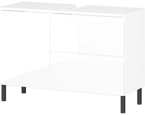 Biela skrinka pod umývadlo 80x56 cm Salinas - Germania