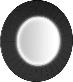 Sapho Sapho, LUMIRO STRIP guľaté zrkadlo s LED osvetlením v ráme, priemer 90cm, carina, LR950-4141S