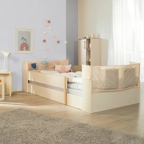 Béžová detská posteľ bez roštu 90x200 cm Toddler – Roba