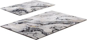 Sivobéžové kúpeľňové predložky v súprave 2 ks 60x100 cm CT – Foutastic