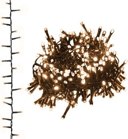 vidaXL Kompaktná LED reťaz, 2000 diód, teplá biela 45 m, PVC