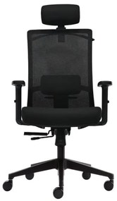 Kancelárska ergonomická stolička DVIS — látka, sieť, viac farieb Antracit
