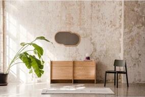 Komoda v dekore duba v prírodnej farbe 146x76x51 cm Hido – noo.ma