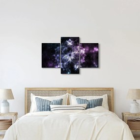 Obraz - Lotusová mandala vo vesmíre (90x60 cm)