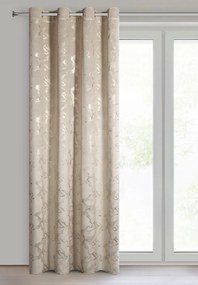 ZATEMŇOVACÍ ZÁVES NA KRÚŽKOCH RAJA 140X250 CM VZOROVANÁ