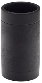 Čierny téglik na zubné kefky z polyresinu Sisel – Kave Home